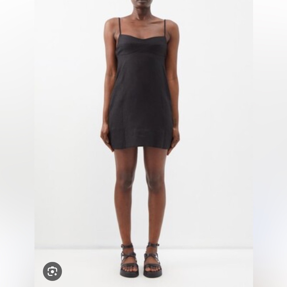 NWT Haight. Patricia Linen-Blend Minidress size L